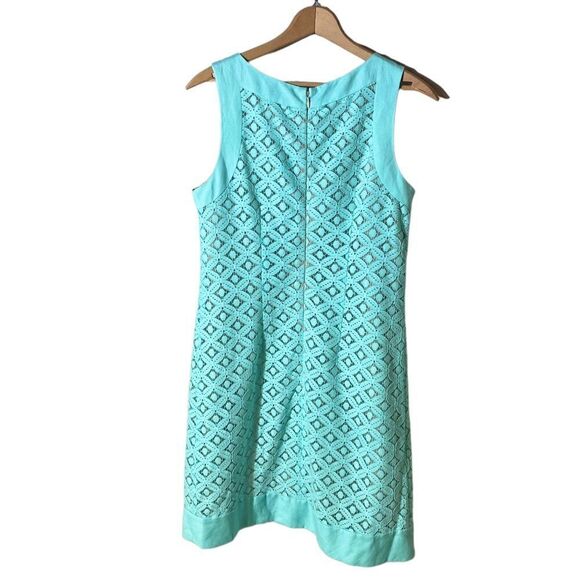 Eliza J Sleeveless Lace Shift Dress Mint Size 6 - Picture 4 of 5